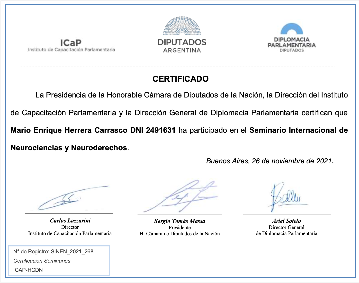 certification