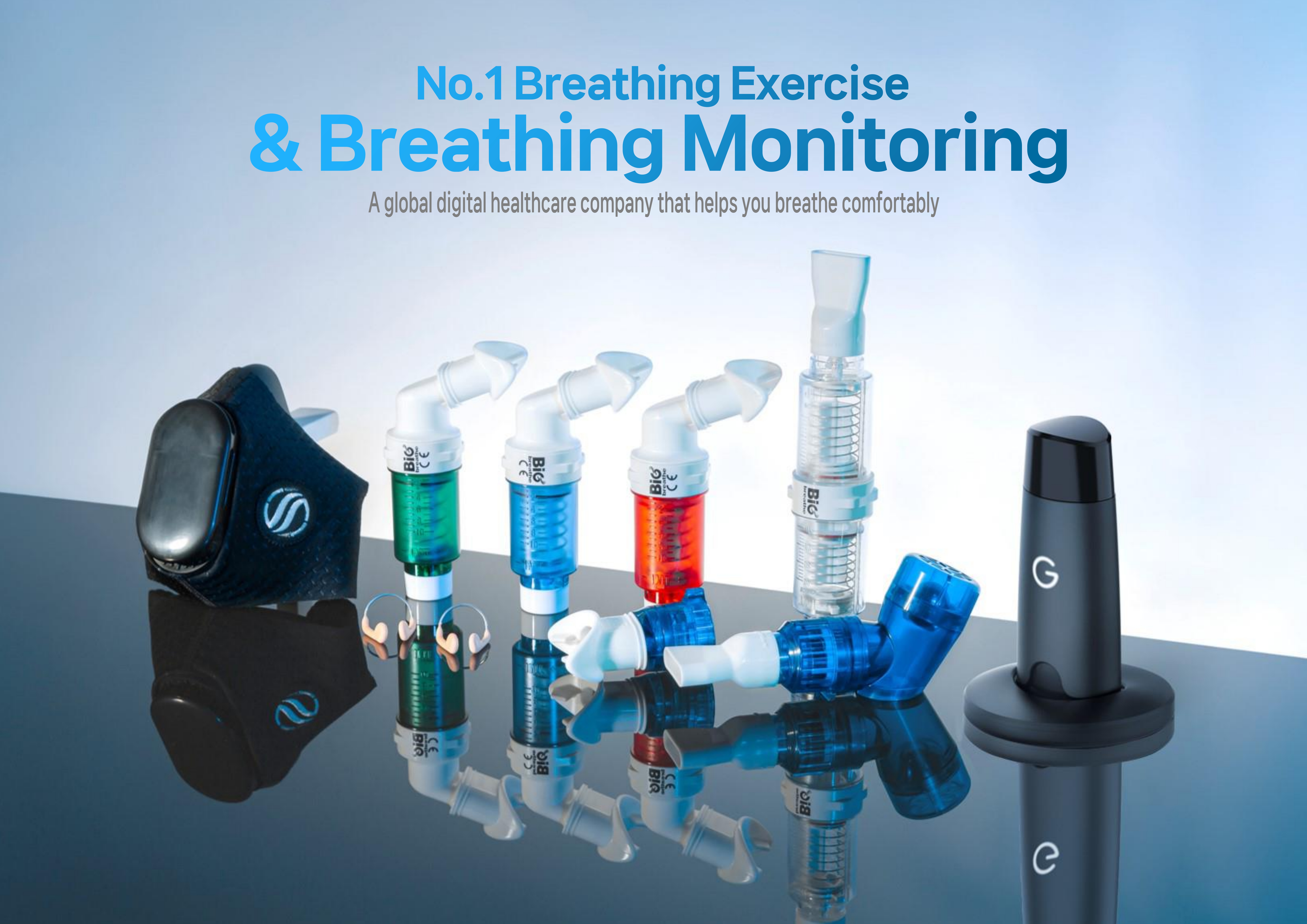 Breathing Excersing & Monitoring Device