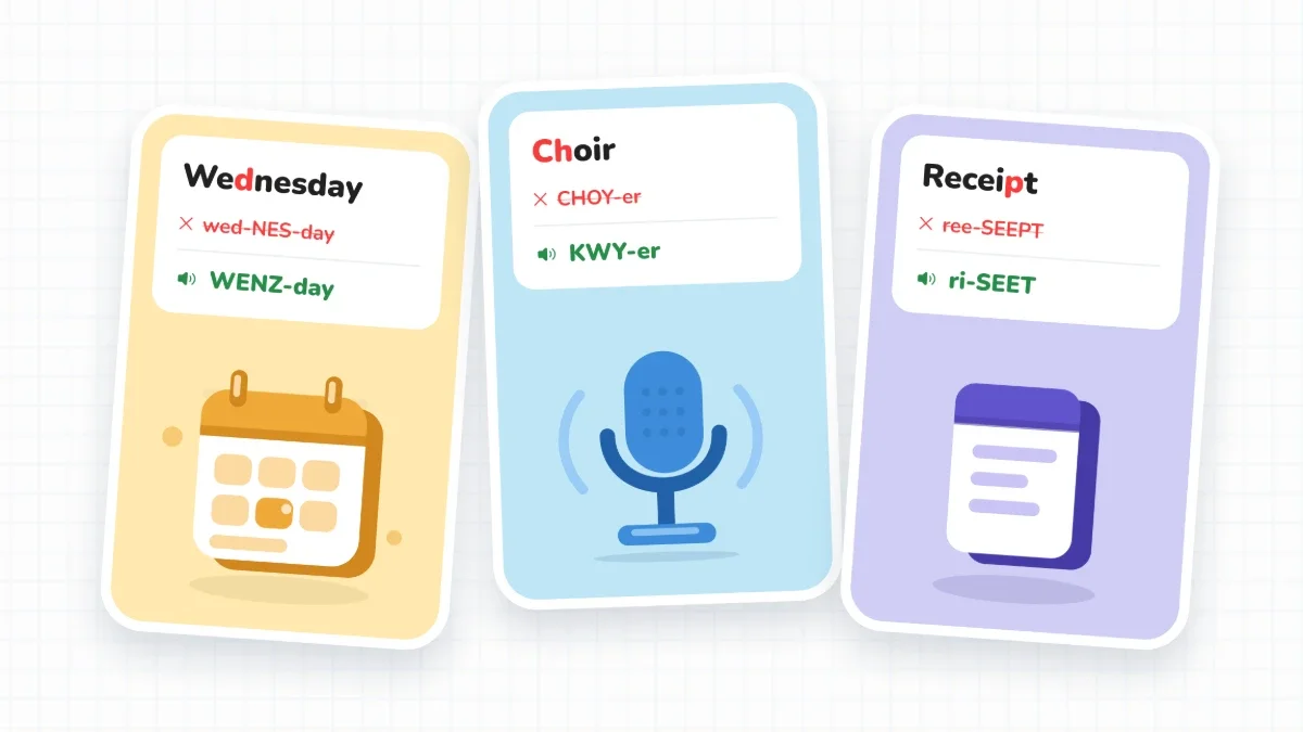 Common Pronunciation Mistakes English Learners Make | Learna