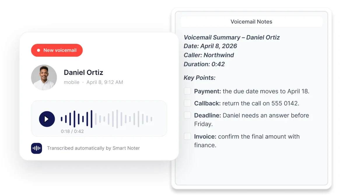 How to Transcribe Voicemail to Text | Smart Noter
