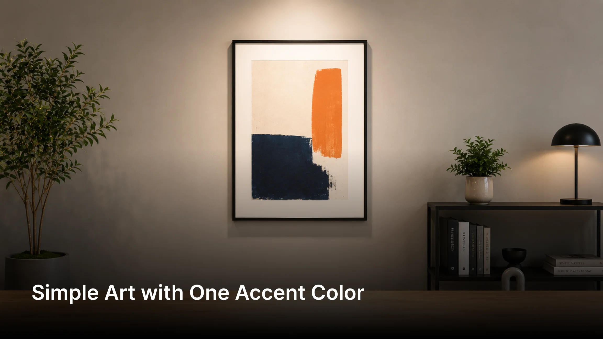 simple-art-with-one-accent-color