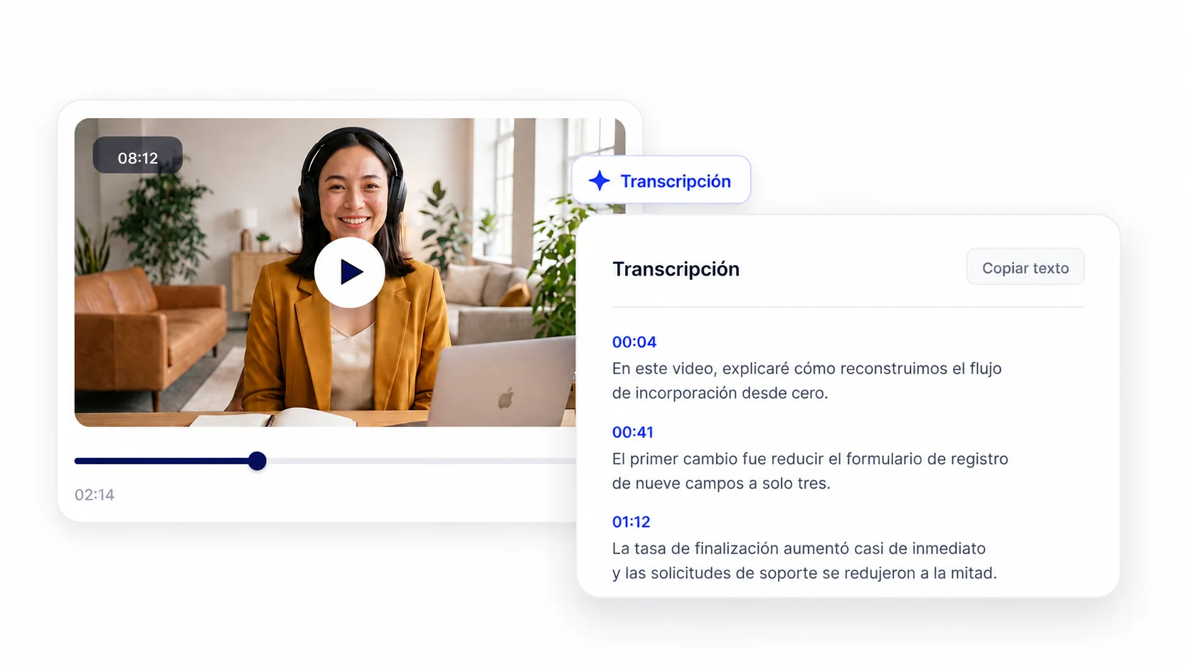Cómo transcribir un video a texto | Smart Noter