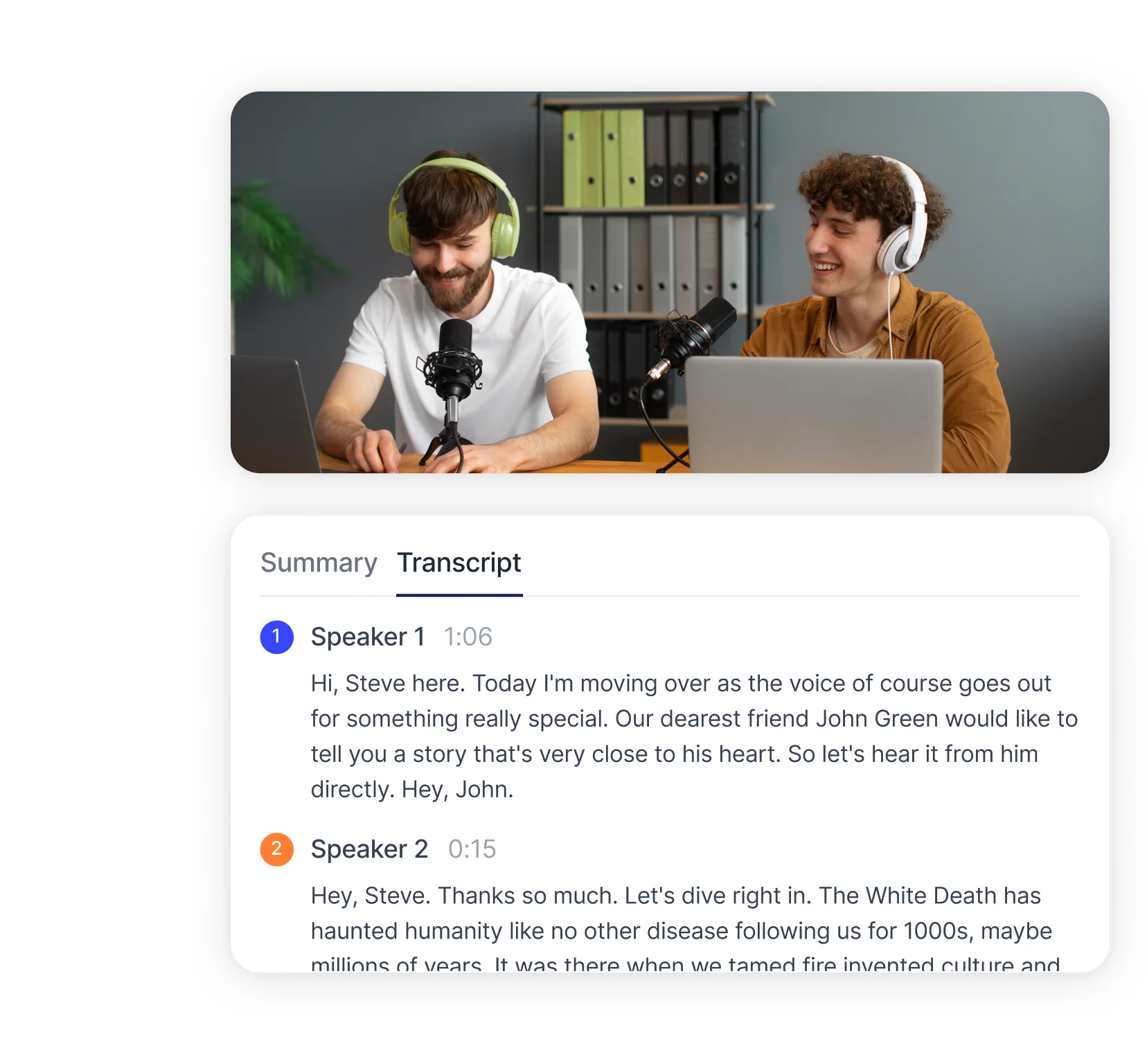 content-transcription