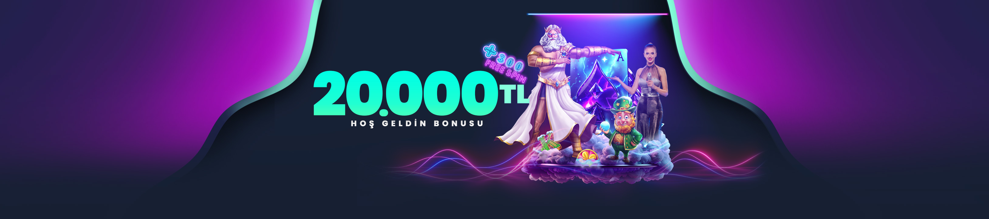 20.000 TL Casino Hoş Geldin Bonusu + 300 Free Spin