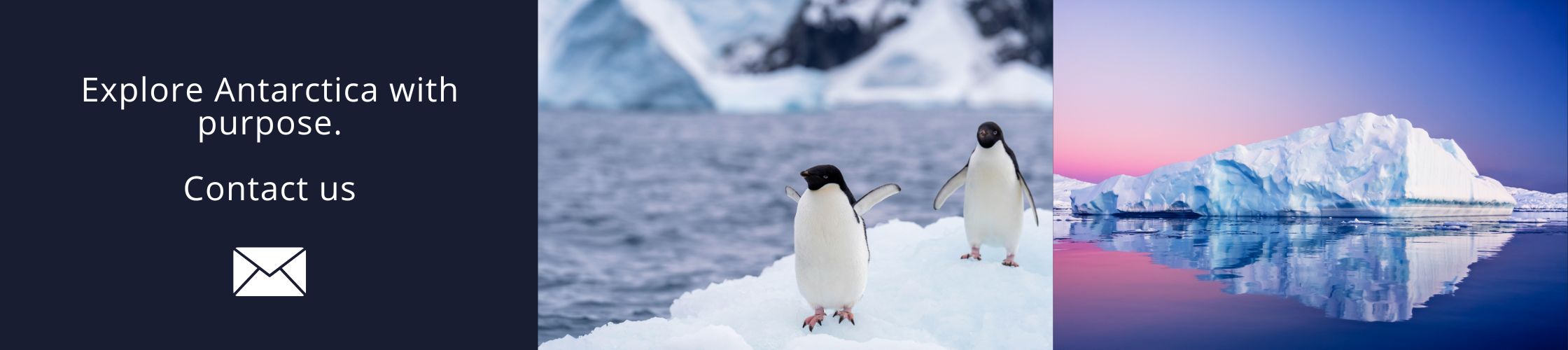 Explore Antarctica with purpose