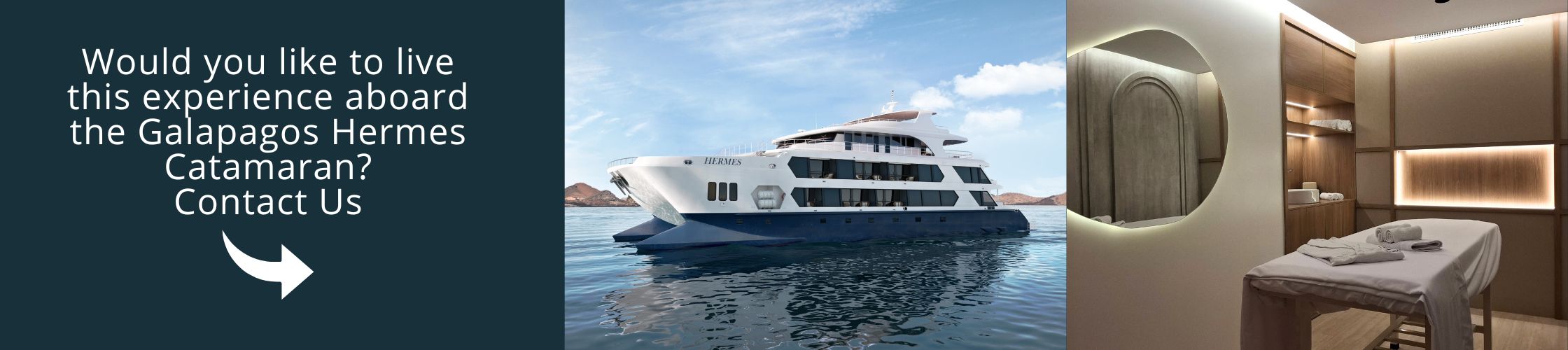 Visit Galapagos aboard the Hermes Catamaran with us