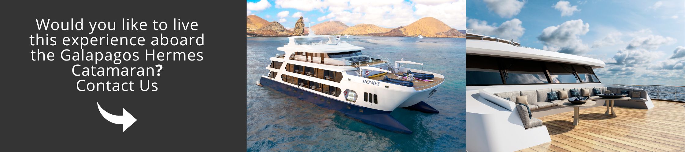 Visit Galapagos aboard the Catamaran Hermes