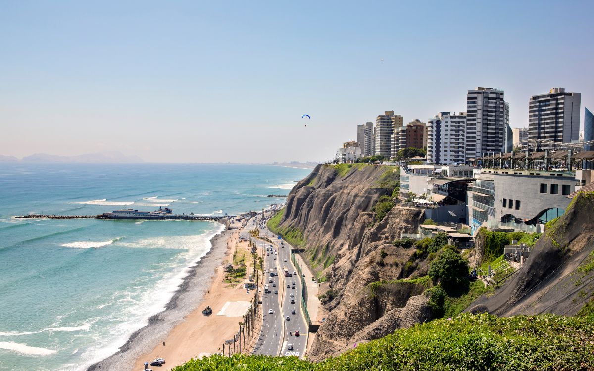 Costa Verde in Lima, Peru