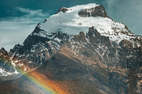 Dramatic Rainbow - Mount Fitz Roy - Argentina