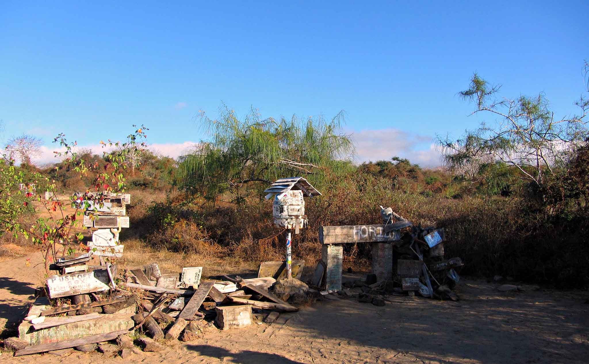 Posto de correios | Ilha Floreana | Ilhas Galápagos