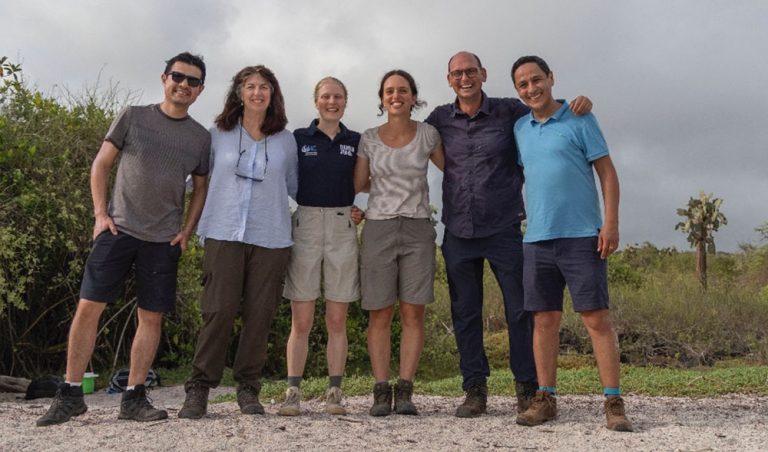 The tomato microbiome research team in the field | Santa Cruz Island | Galapagos