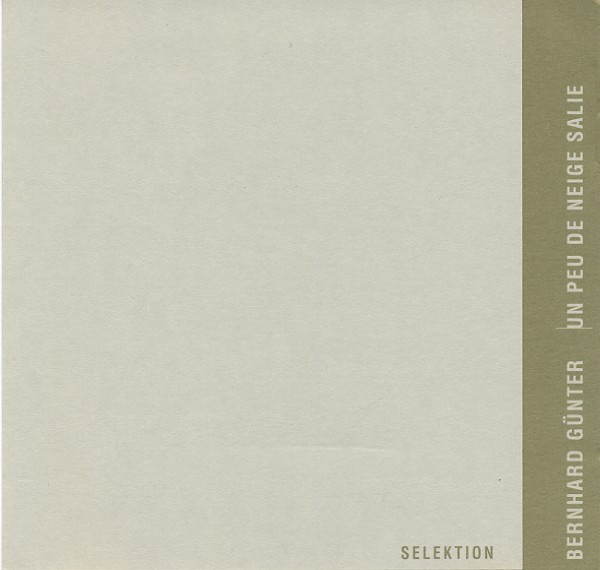 Un peu de neige salie cover art