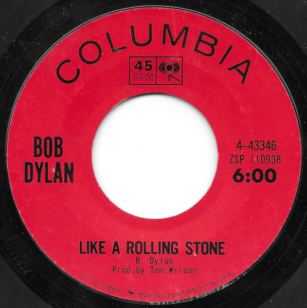 Like a Rolling Stone / Gates of Eden cover art