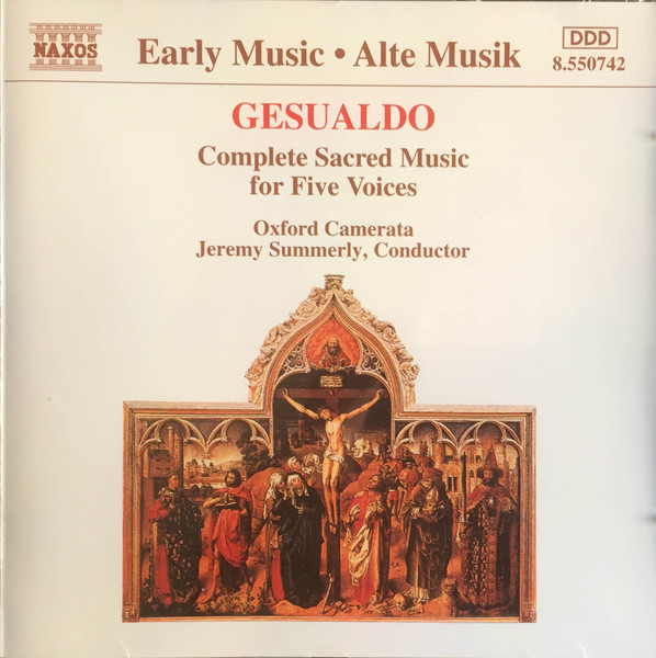 Complete Sacred Music for Five Voices cover art