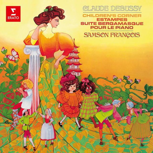Suite bergamasque; Children's Corner; Estampes; L'isle joyeuse; La fille aux cheveux de lin; La plus que lente; Etude pour les arpèges cover art