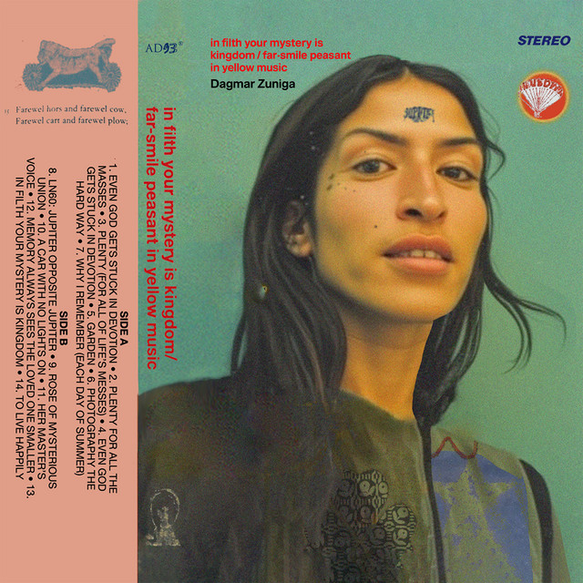 in filth your mystery is kingdom / far smile peasant in yellow music cover art
