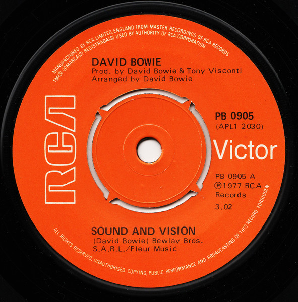 Sound and Vision / A New Career in a New Town cover art
