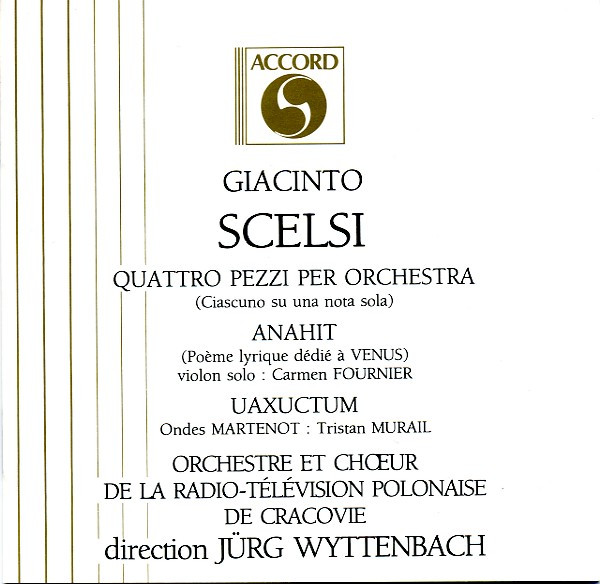 Quattro pezzi per orchestra; Anahit; Uaxuctum cover art