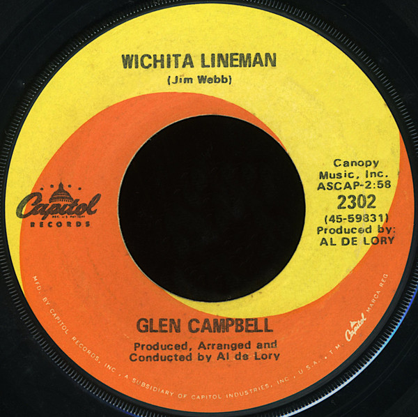 Wichita Lineman / Fate of Man cover art