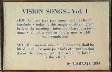 Vision Songs Vol. 1 cover art
