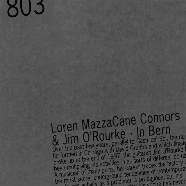 In Bern cover art