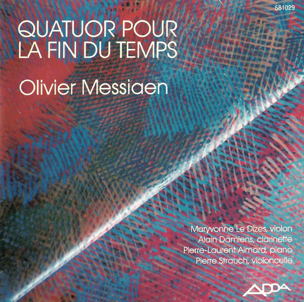 Quatuor pour la fin du temps cover art