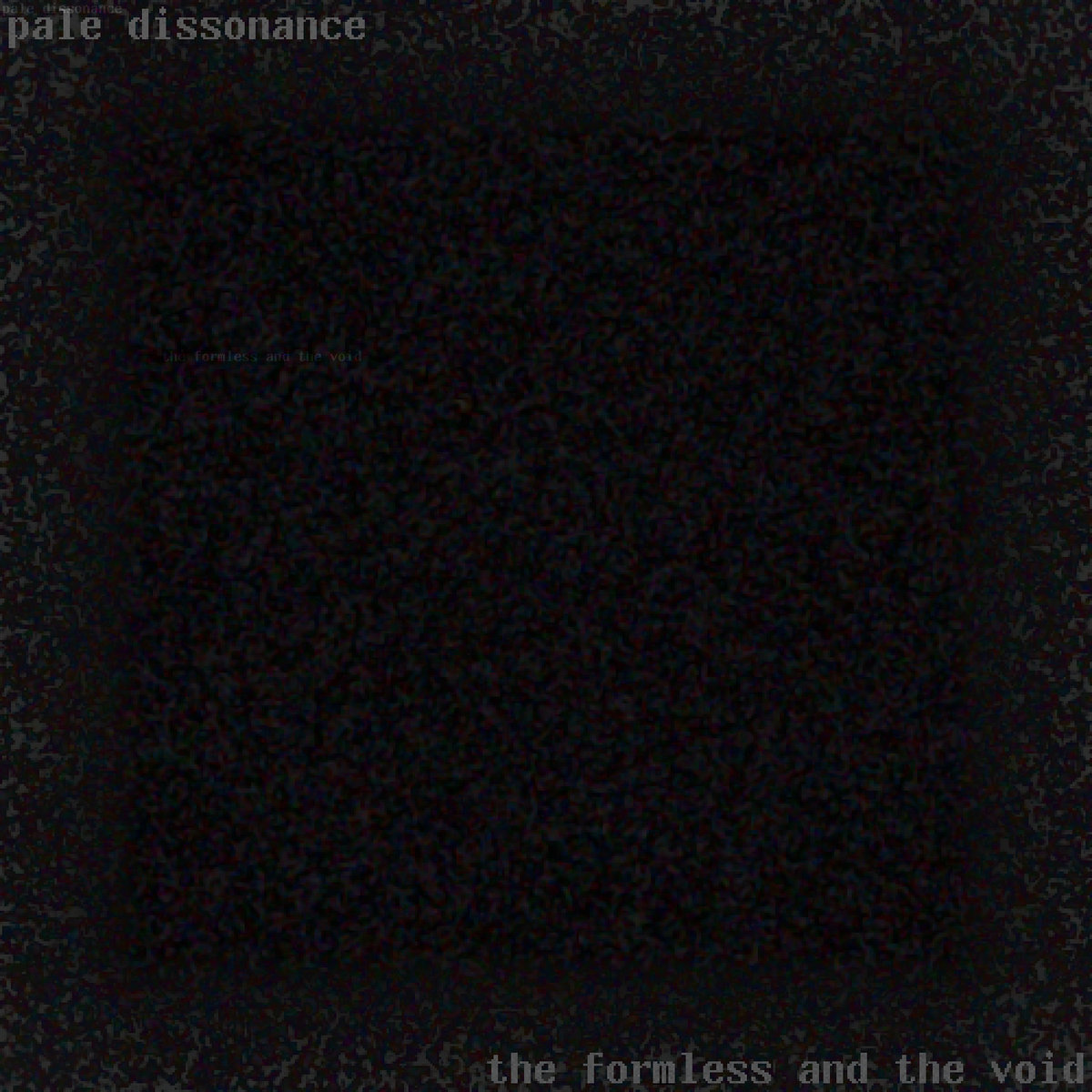 the formless and the void cover art