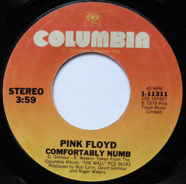Comfortably Numb / Hey You cover art