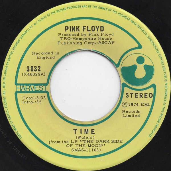 Time / Us and Them cover art