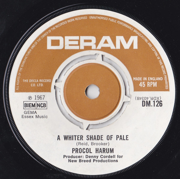 A Whiter Shade of Pale / Lime Street Blues cover art