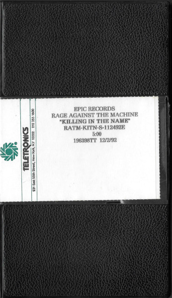 Killing in the Name cover art