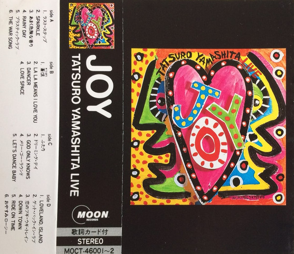 Joy: Tatsuro Yamashita Live cover art