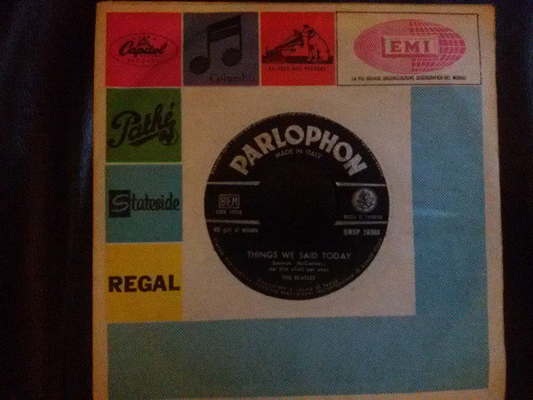 A Hard Day's Night / Things We Said Today cover art