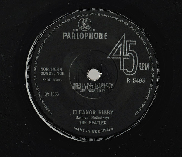 Eleanor Rigby / Yellow Submarine cover art