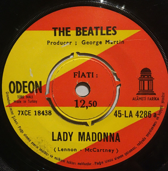 Lady Madonna / The Inner Light cover art