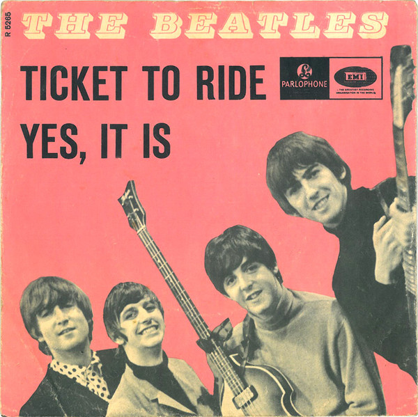 Ticket to Ride / Yes It Is cover art