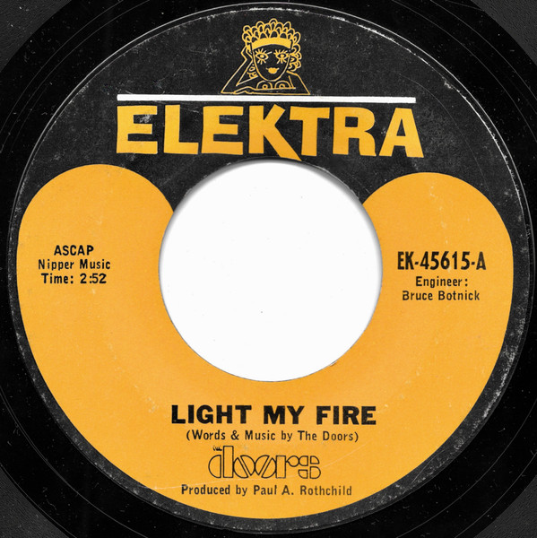 Light My Fire / The Crystal Ship cover art