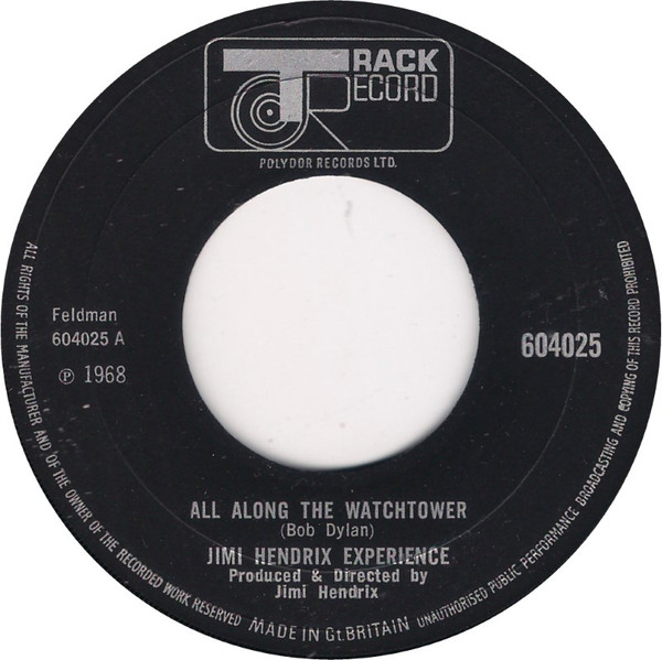 All Along the Watchtower / Long Hot Summer Night cover art