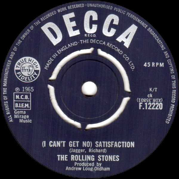 (I Can't Get No) Satisfaction / The Spider and the Fly cover art