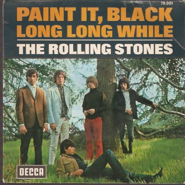 Paint It, Black / Long Long While cover art