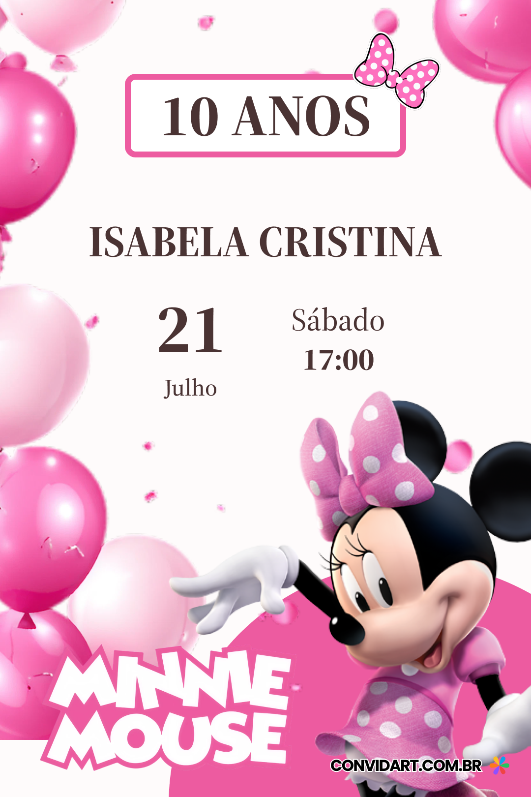 Minnie Mouse Rosa