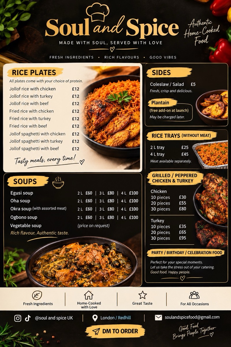 Soul And Spice in Reigate and Banstead, United Kingdom