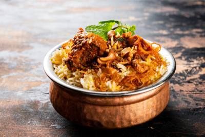 Chicken biryani from Olive kitchen