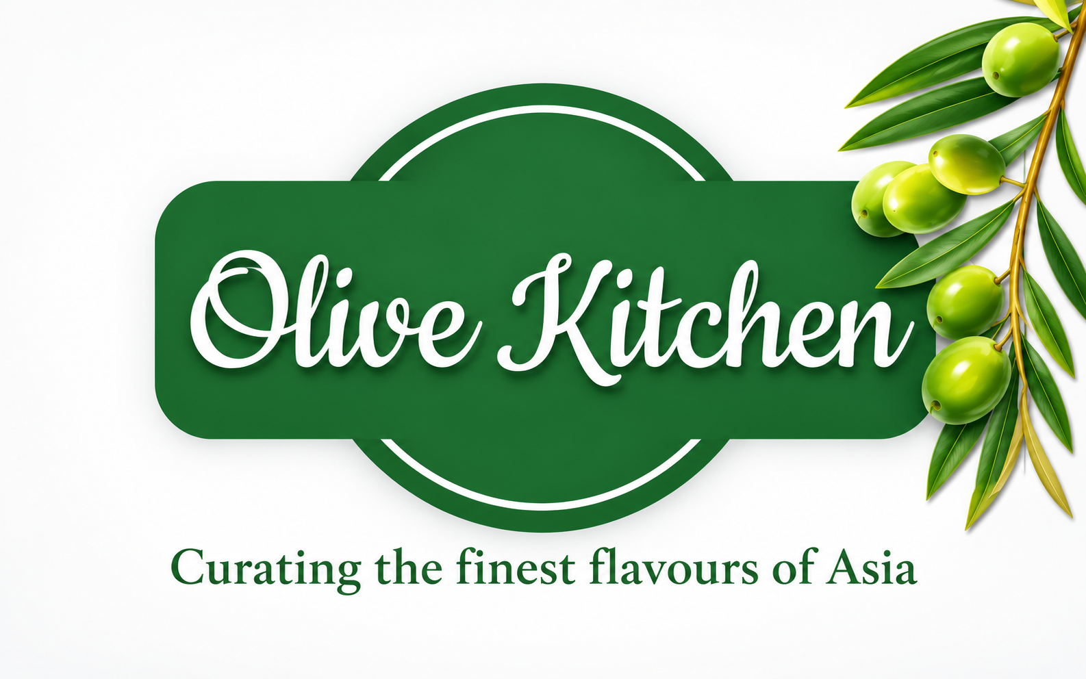 Olive kitchen in Hernebay, Kent