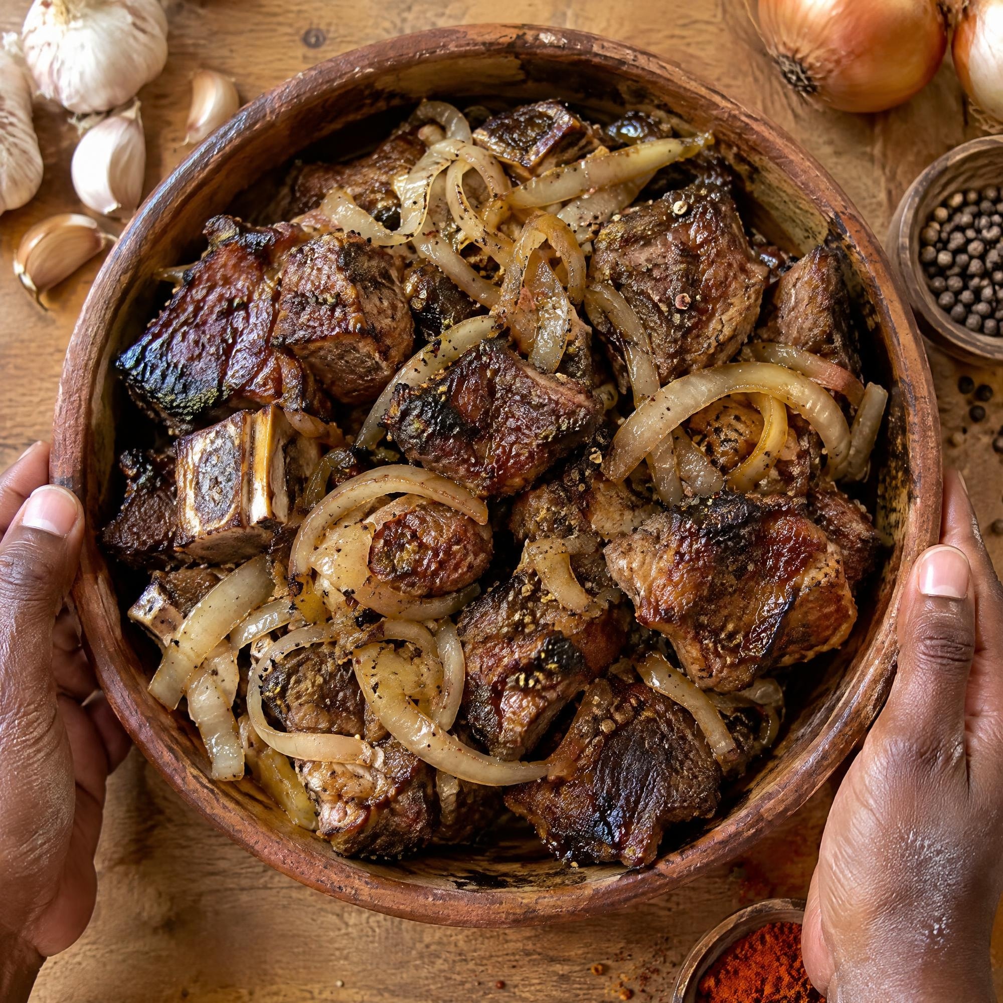 Dibi d'agneau au feu de bois