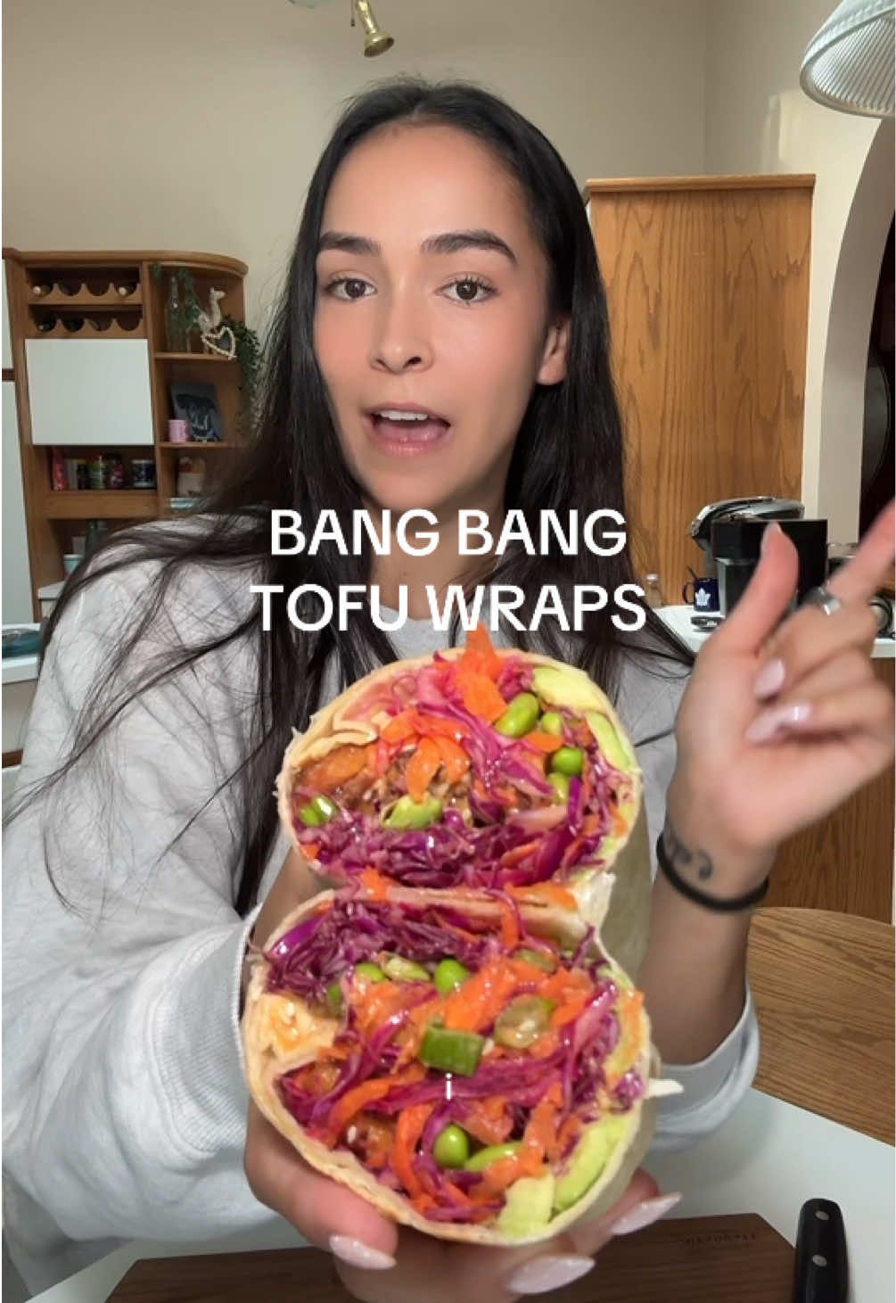 bang bang tofu wraps