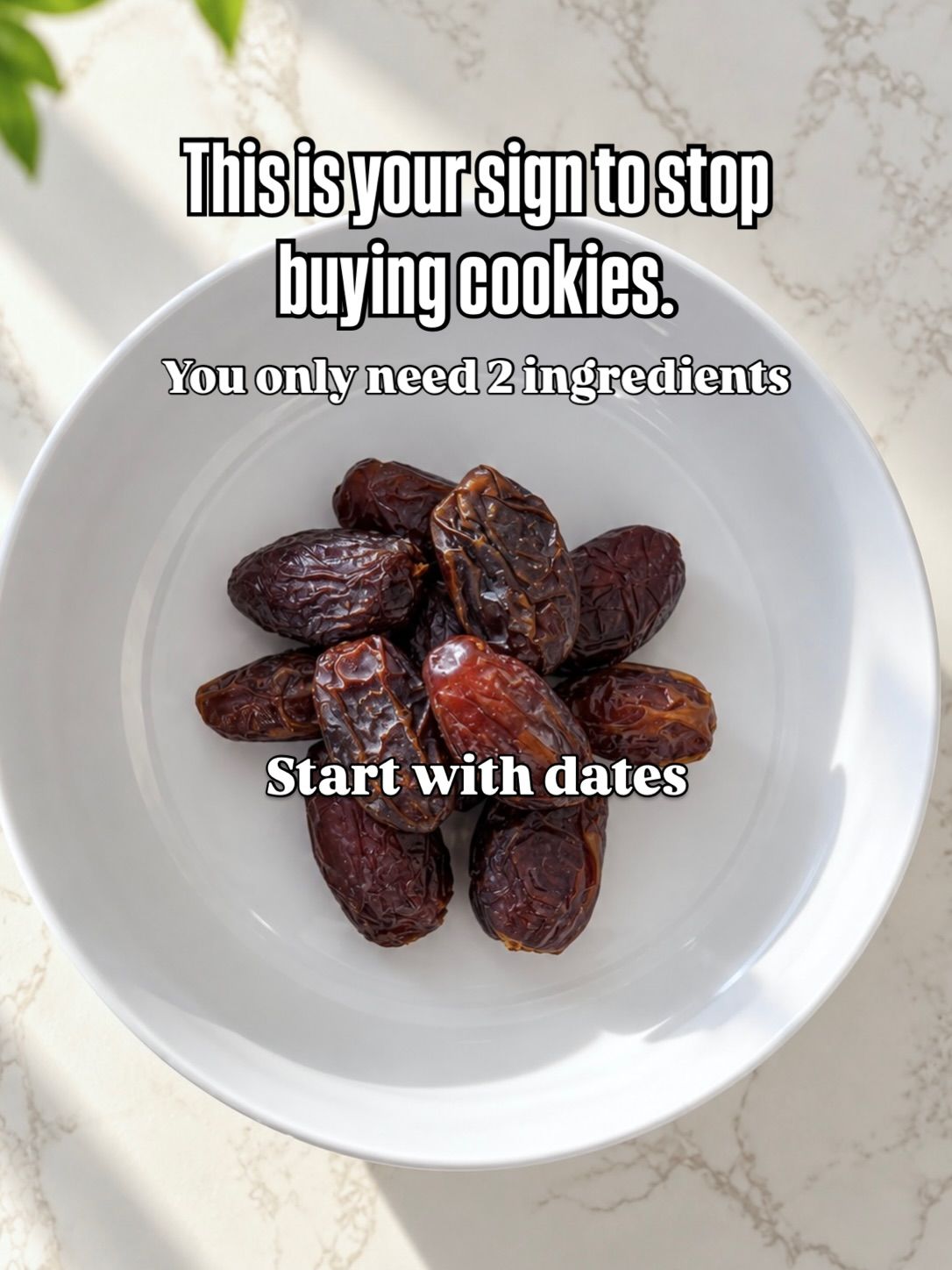 2-Ingredient Date Cookies