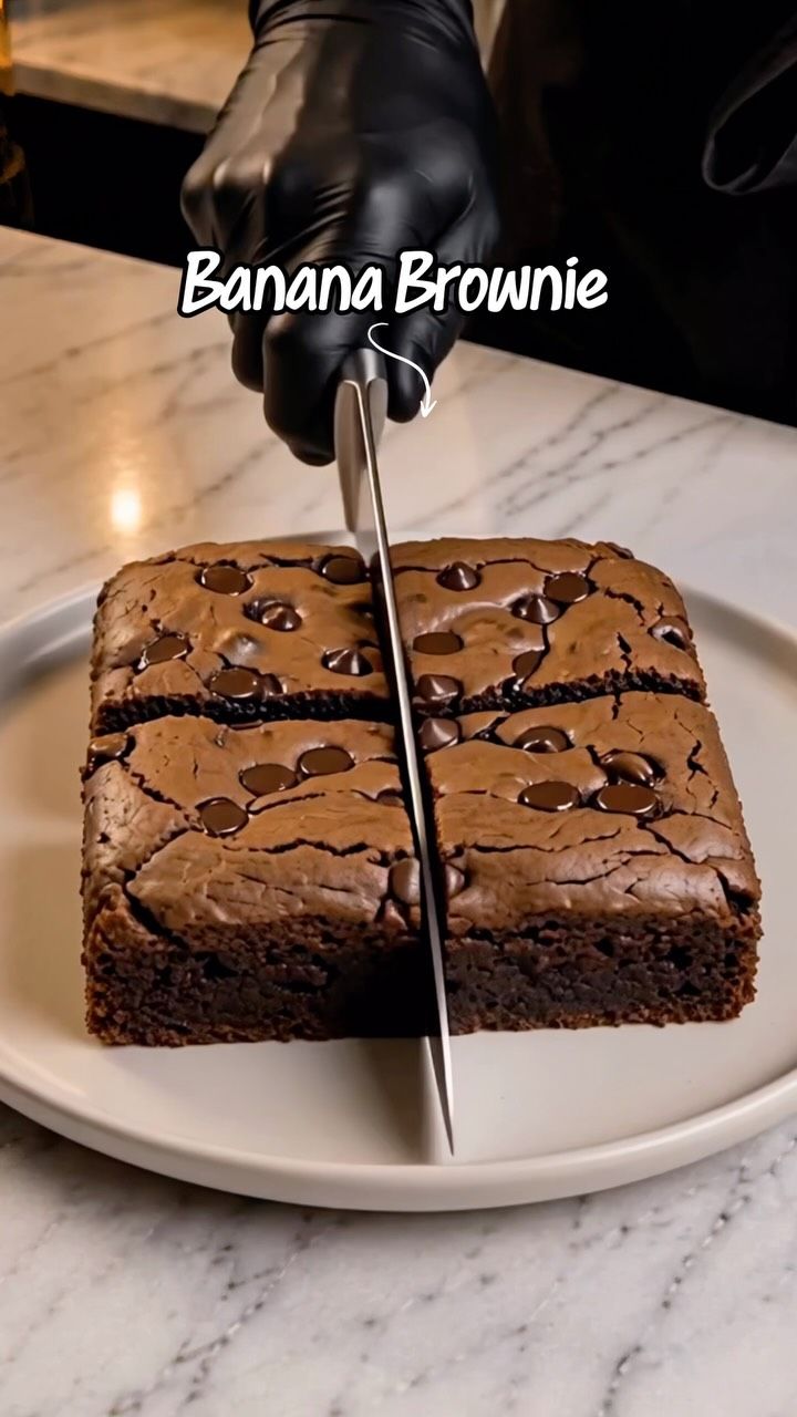 Brownie de plátano en 2 minutos