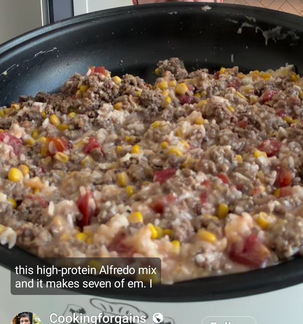 Creamy Fire-Roasted Beef & Rice