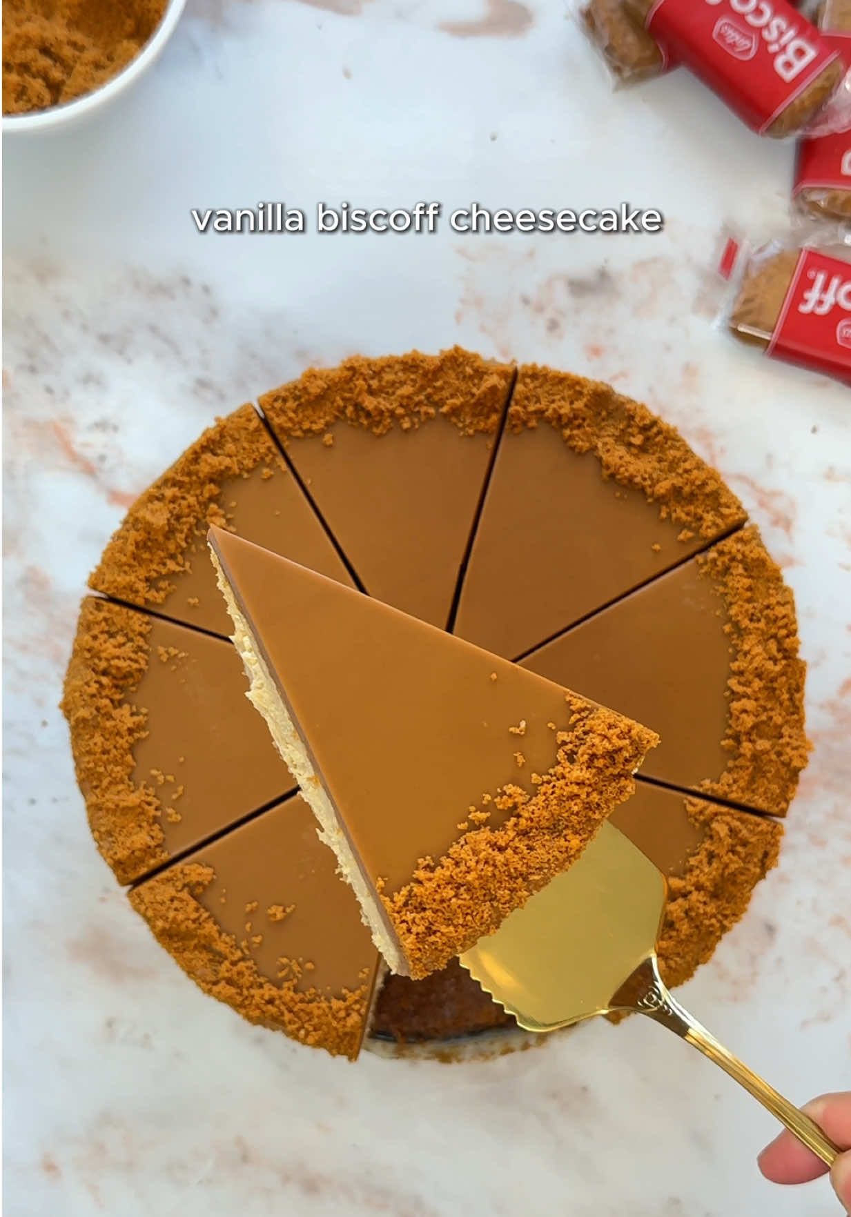 Vanilla Biscoff Cheesecake